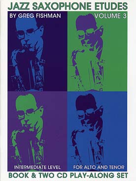 Illustration fishman jazz saxophone etudes vol. 3