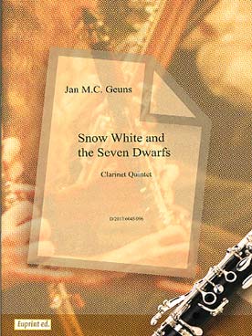 Illustration geuns snow white and the seven dwarfs