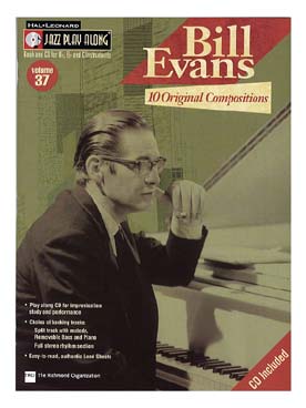 Illustration de JAZZ PLAY ALONG SERIES + CD play-along - Vol. 37 : Bill Evans