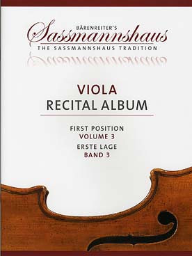 Illustration viola recital album vol. 3