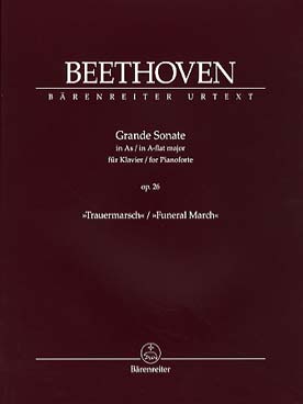 Illustration beethoven sonate 12 op. 26 en la b maj