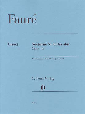 Illustration de Nocturne op. 63/6 en ré b M