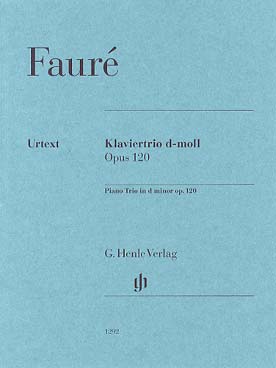 Illustration faure trio avec piano op. 120