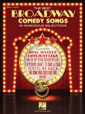 Illustration de The BEST BROADWAY COMEDY SONGS (P/V)