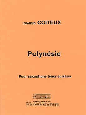 Illustration coiteux polynesie saxo tenor/piano