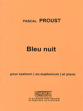 Illustration proust bleu nuit