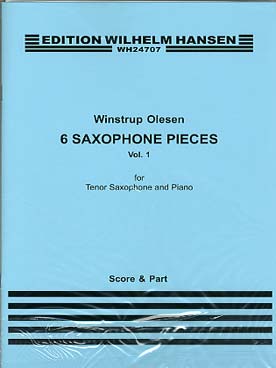 Illustration de 6 Saxophon-Pieces pour saxophone ténor - Vol. 1