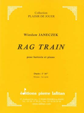 Illustration de Rag train pour batterie et piano