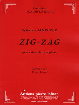 Illustration janeczek zig-zag