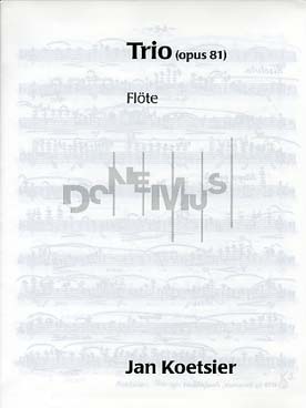 Illustration koetsier trio op. 81 parties separees