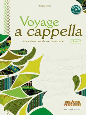 Illustration de Voyage a cappella : de la création vocale au chant choral, livret avec CD  - Vol. 2