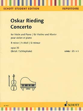 Illustration de Op. 35 : Concerto en si m (1re pos.) - éd. Schott