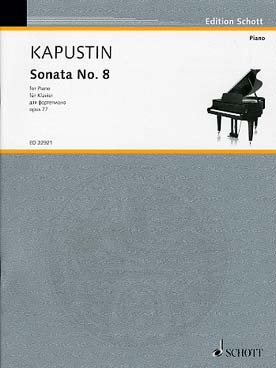 Illustration kapustin sonate n° 8 op. 77