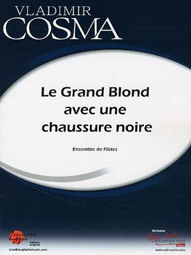 Illustration de Le Grand blond avec une chaussure noire pour ensemble de flûtes