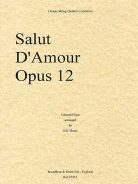 Illustration elgar salut d'amour op. 12 conducteur