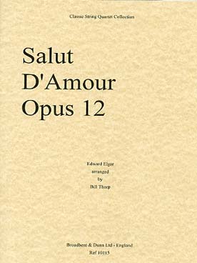 Illustration de Salut d'amour op. 12 - Parties séparées