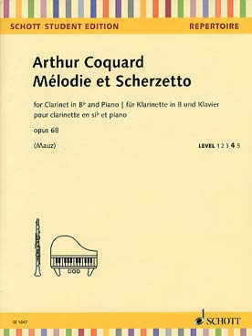 Illustration coquard melodie et scherzetto op. 68