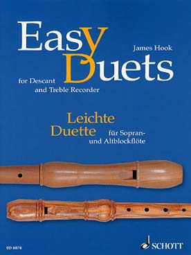 Illustration de Easy duets pour flûte à bec alto et soprano