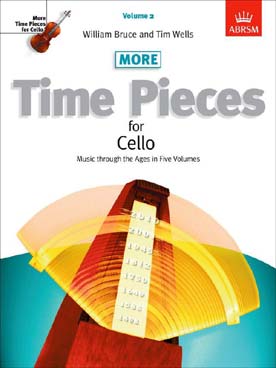 Illustration de MORE TIME PIECES for cello - Vol. 2