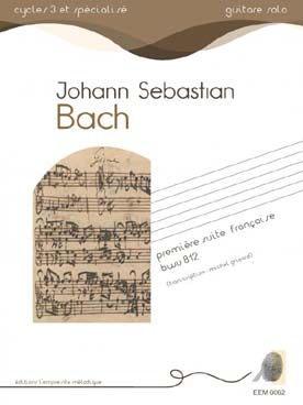 Illustration bach js suite francaise n° 1 bwv 812