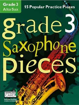 Illustration de GRADE 3 SAXOPHONE PIECES : 15 popular practice pieces