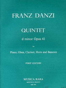 Illustration danzi quintette op. 41 en re min