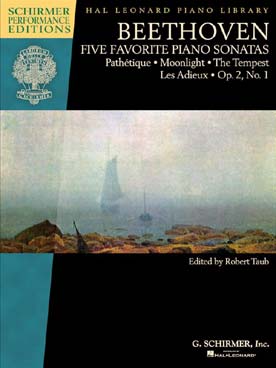 Illustration de Five Favorite piano sonatas