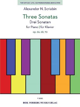 Illustration de Three sonatas op. 66, 68, 70
