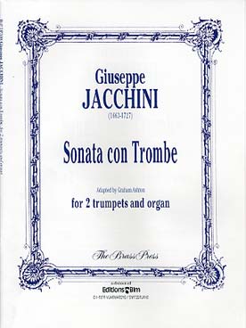 Illustration jacchini sonata con trombe
