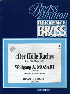 Illustration mozart der holle rache