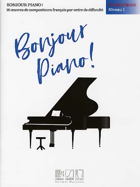 Illustration bonjour piano ! elementaire niveau 1