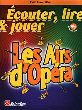 Illustration ecouter lire & jouer airs d'opera