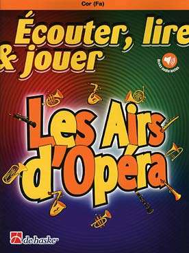 Illustration ecouter lire & jouer airs d'opera