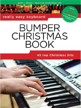 Illustration really easy keyboard bumper christmas