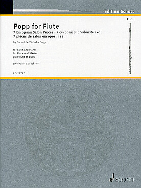 Illustration popp for flute : 7 pieces de salon