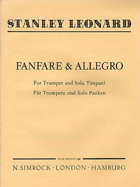 Illustration de Fanfare & allegro pour trompette et timbales