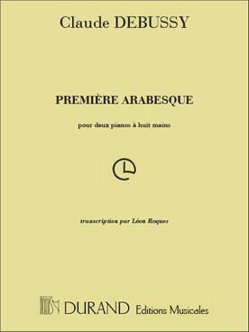 Illustration de 1re Arabesque pour 2 pianos à 8 mains