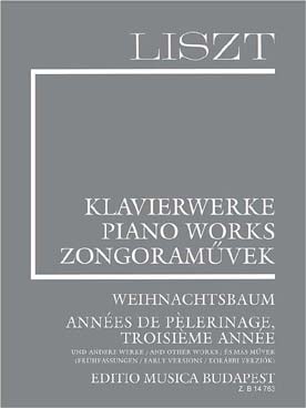 Illustration de Piano works : œuvres composées durant les 20 dernières années de vie du compositeur, et pour la plupart jamais éditées