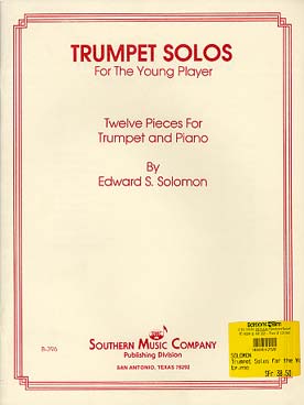 Illustration de Trumpet solos for the young player