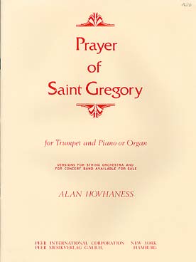 Illustration hovhaness prayer of saint gregory