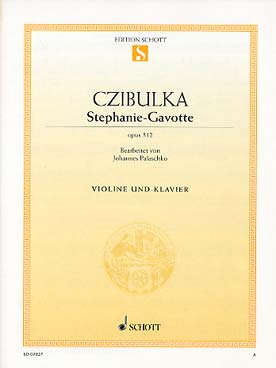 Illustration czibulka stephanie gavotte op. 312