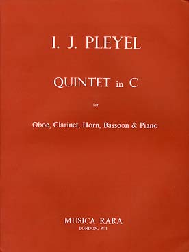 Illustration pleyel quintette en do maj