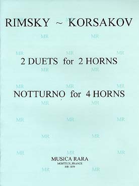 Illustration rimsky-korsakov duos - notturno