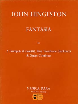Illustration de Fantasia pour 2 trompettes, trombone basse et orgue