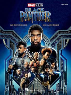 Illustration de BLACK PANTHER, musique du film produit par les studios Marvel