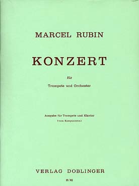 Illustration de Concerto pour trompette et orchestre, réd. piano   