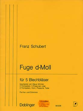 Illustration schubert fugue en re min