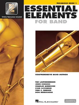 Illustration de ESSENTIAL ELEMENTS FOR BAND : a comprehensive band method with EEi - Vol. 1 : trombone
