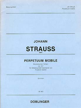 Illustration strauss j perpetuum mobile op. 257 parts