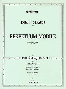 Illustration strauss j perpetuum mobile op. 257 c + p